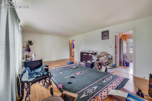 1416 N Foote Ave, Colorado Springs, CO 80909 - recreation room featuring wood finished floors