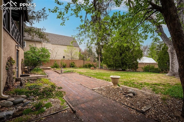 2126 Wood Ave, Colorado Springs, CO 80907 - view of yard with a patio area
