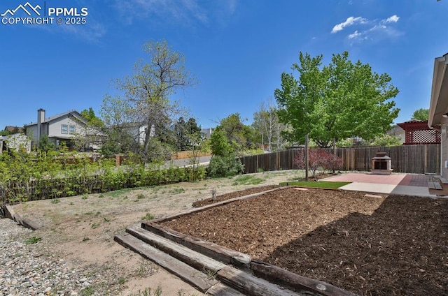 7920 Conifer Dr, Colorado Springs, CO 80920 - fenced backyard featuring a patio area