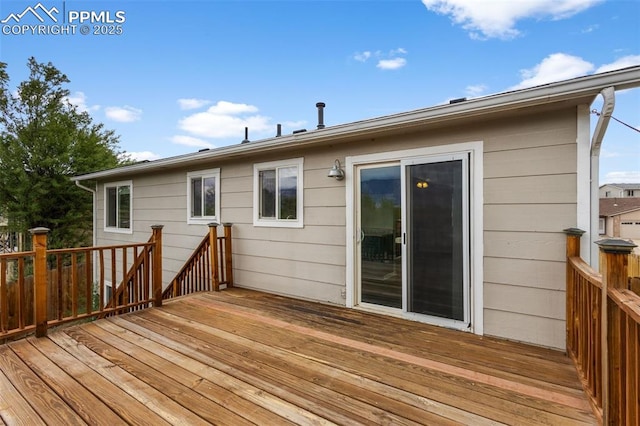 4650 Cassidy St, Colorado Springs, CO 80911 - view of wooden terrace