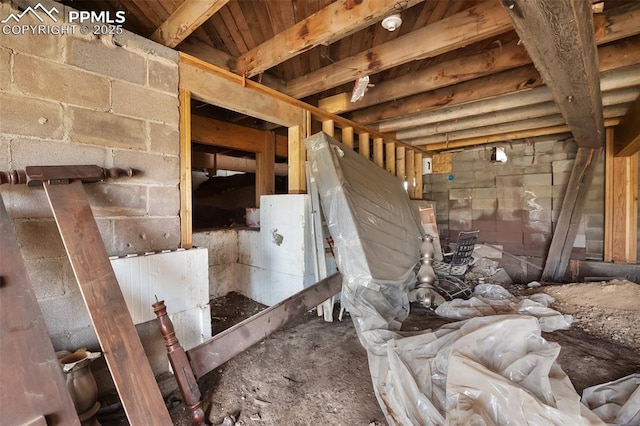 910 Victor Ave, Goldfield, CO 80860 - miscellaneous room with concrete block wall