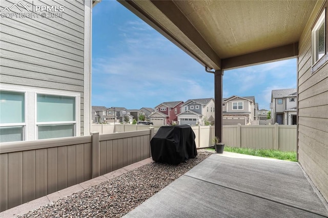 4342 Kaolin Ct, Colorado Springs, CO 80938 - fenced backyard featuring a residential view, area for grilling, and a patio area