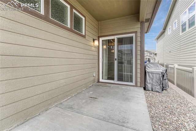 4342 Kaolin Ct, Colorado Springs, CO 80938 - property entrance with a patio
