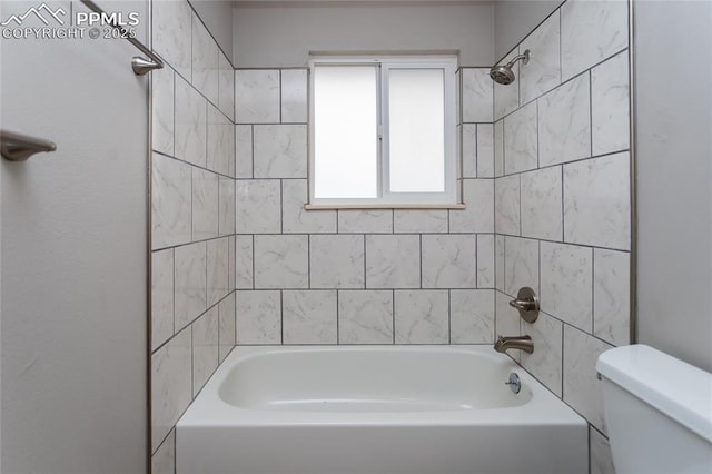 1295 Soaring Eagle Dr, Colorado Springs, CO 80915 - full bathroom featuring toilet and shower / washtub combination