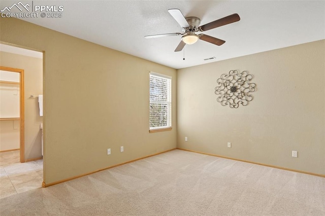 11985 Hanging Valley Way, Colorado Springs, CO 80921 - carpeted empty room featuring ceiling fan and baseboards