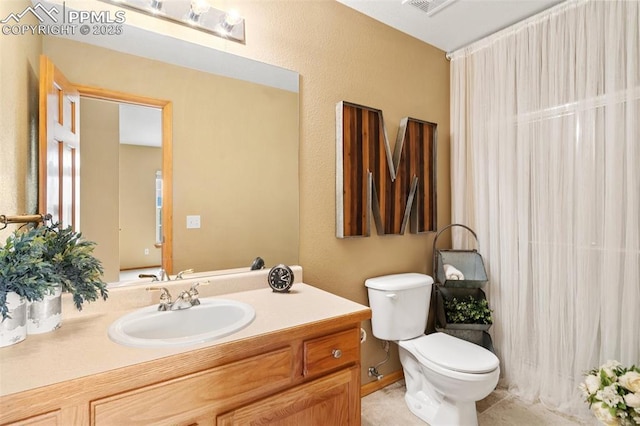 11985 Hanging Valley Way, Colorado Springs, CO 80921 - full bath featuring toilet and vanity
