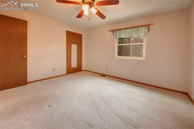 770 Allegheny Dr, Colorado Springs, CO 80919 - carpeted empty room featuring baseboards and a ceiling fan