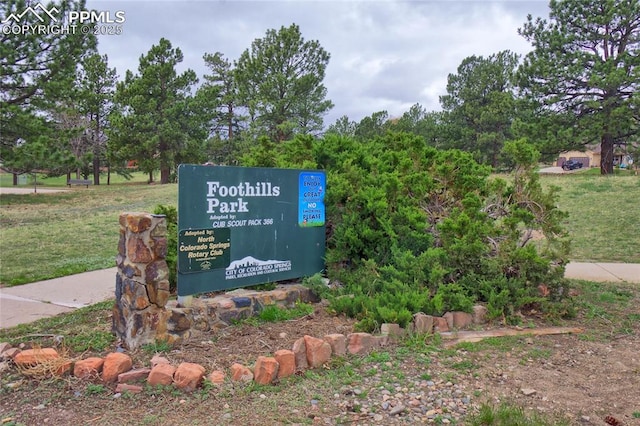 770 Allegheny Dr, Colorado Springs, CO 80919 - view of community sign