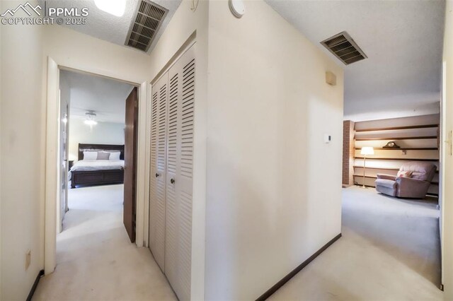 3314 Valley Hi Ave Unit B, Colorado Springs, CO 80910 - hall with light carpet