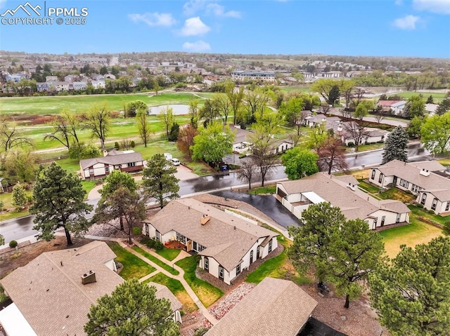 3314 Valley Hi Ave Unit B, Colorado Springs, CO 80910 - aerial view of residential area with a golf club and a nearby body of water