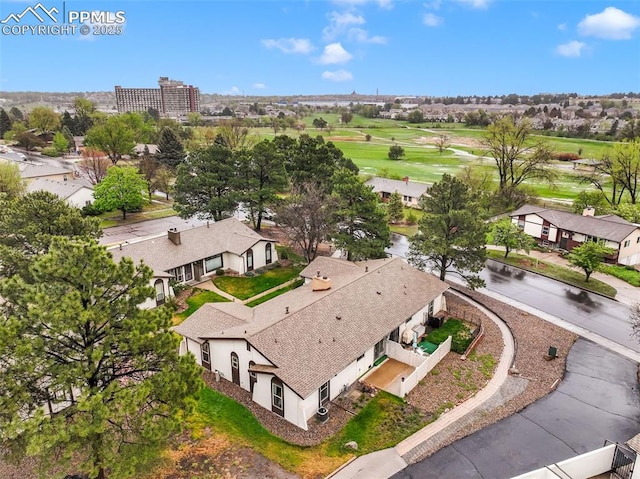 3314 Valley Hi Ave Unit B, Colorado Springs, CO 80910 - aerial perspective of suburban area with a golf course