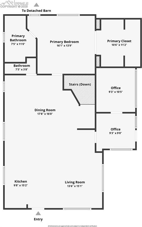 3645 Doolittle Rd, Monument, CO 80132 - floor plan / room layout