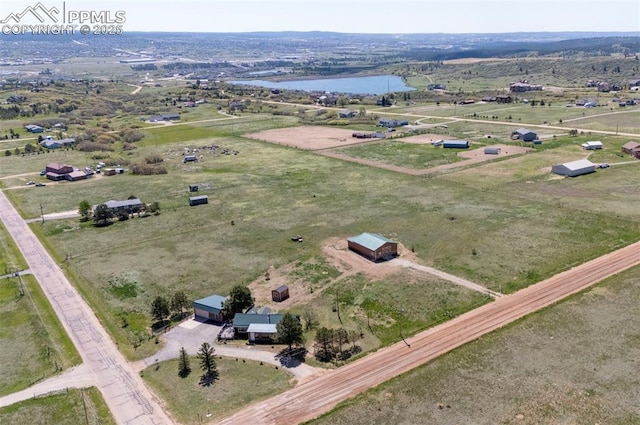 3645 Doolittle Rd, Monument, CO 80132 - overview of rural landscape featuring a large body of water