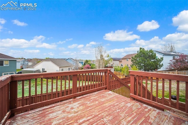 7136 Purple Thistle Ct, Colorado Springs, CO 80922 - deck featuring a residential view