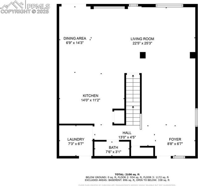 7136 Purple Thistle Ct, Colorado Springs, CO 80922 - floor plan / room layout