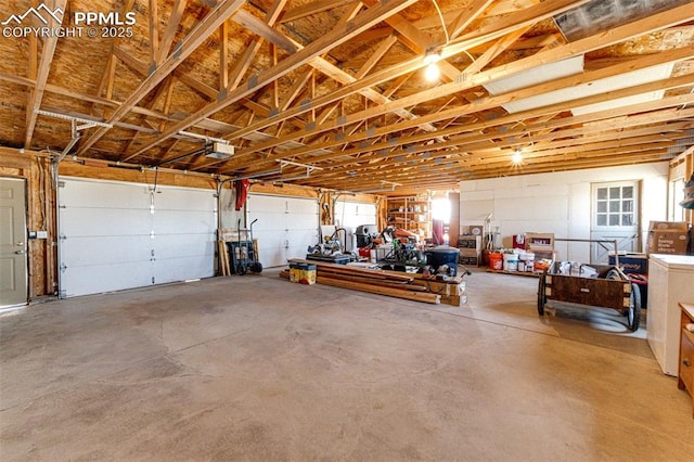 26985 Flower Cir, Simla, CO 80835 - garage featuring a garage door opener