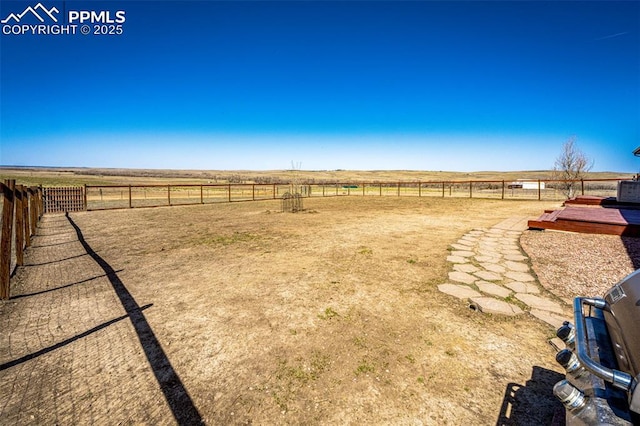 26985 Flower Cir, Simla, CO 80835 - view of yard with a view of countryside