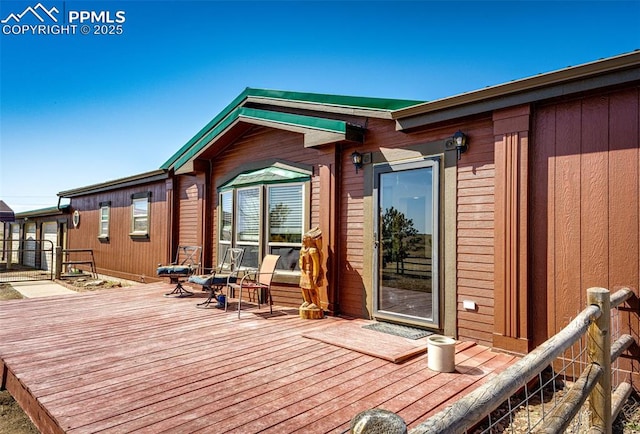 26985 Flower Cir, Simla, CO 80835 - view of deck
