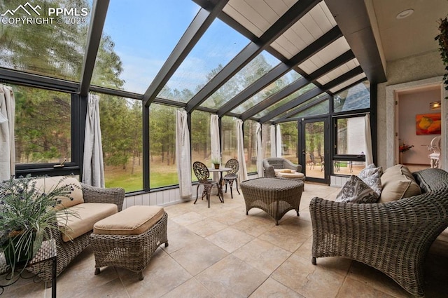 8360 Wranglers Way, Colorado Springs, CO 80908 - sunroom / solarium featuring healthy amount of natural light and an outdoor living space