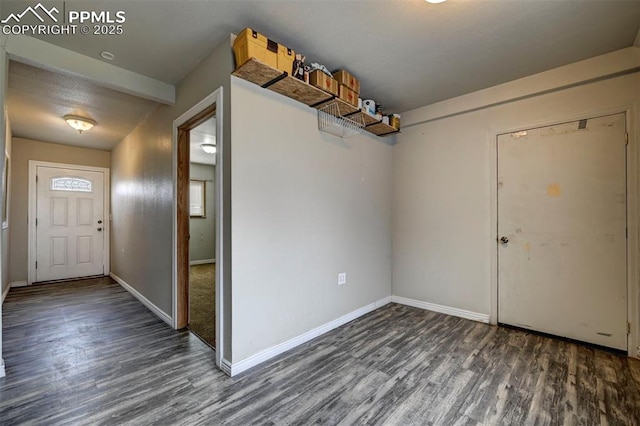 505 2nd Ave, Deer Trail, CO 80105 - foyer with wood finished floors and baseboards
