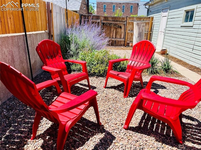 313 E Evans Ave, Pueblo, CO 81004 - view of patio / terrace with fence