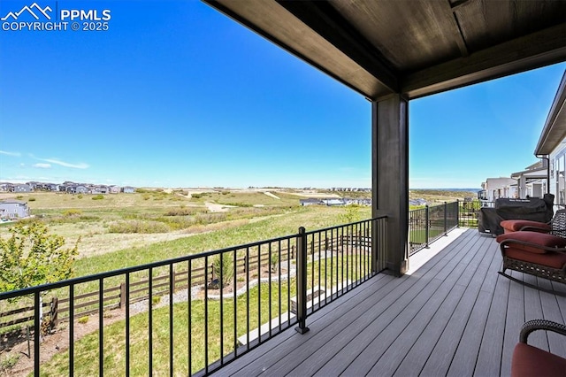 3293 Offbeaten Pl, Castle Rock, CO 80108 - view of wooden terrace