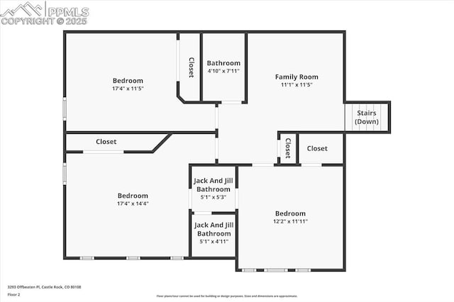 3293 Offbeaten Pl, Castle Rock, CO 80108 - room layout