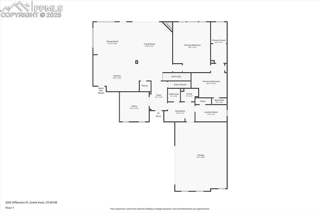 3293 Offbeaten Pl, Castle Rock, CO 80108 - room layout