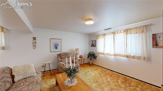 4012 Maxwell Pl, Colorado Springs, CO 80909 - living area with carpet floors and baseboards