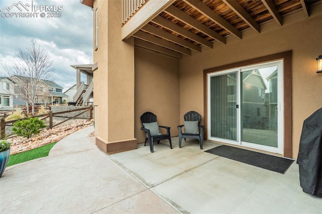 6898 Sedgerock Ln, Colorado Springs, CO 80927 - view of patio featuring fence