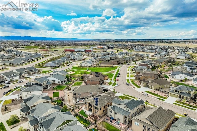 6898 Sedgerock Ln, Colorado Springs, CO 80927 - aerial view of residential area with a mountainous background