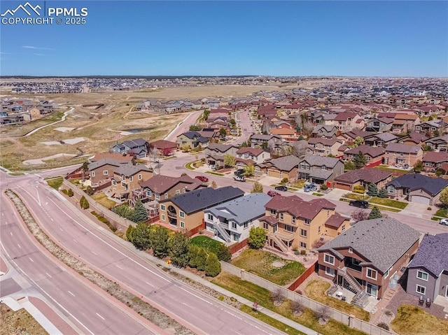 6018 Cumbre Vista Way, Colorado Springs, CO 80924 - aerial overview of property's location featuring nearby suburban area