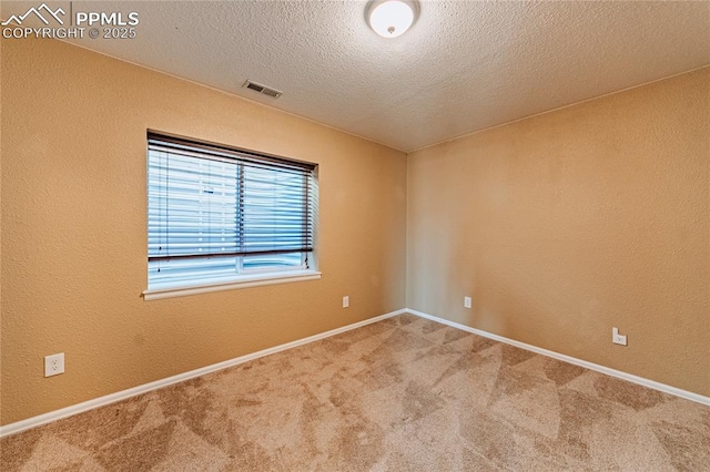 6018 Cumbre Vista Way, Colorado Springs, CO 80924 - carpeted spare room featuring a textured ceiling, baseboards, and a textured wall