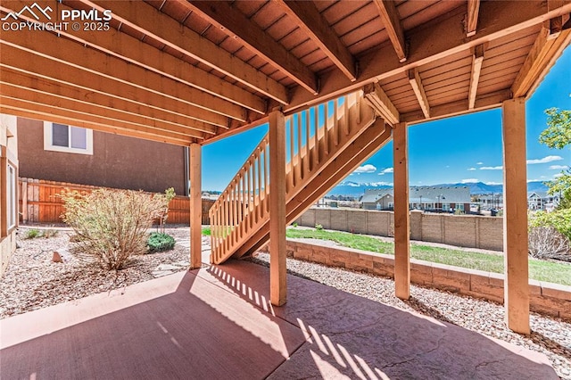 6018 Cumbre Vista Way, Colorado Springs, CO 80924 - view of patio / terrace featuring a fenced backyard