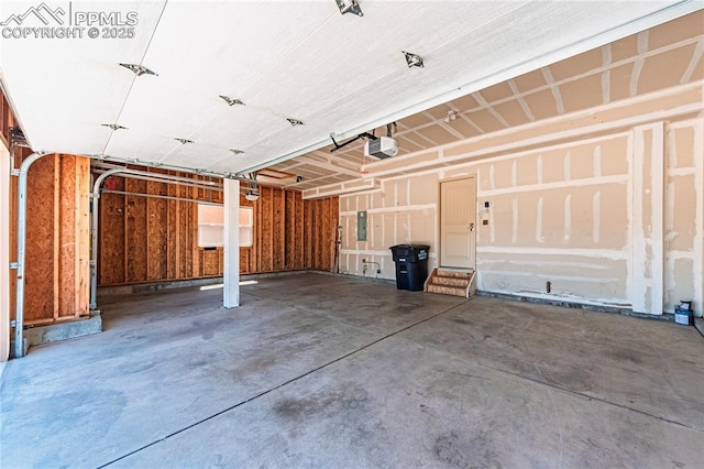 6018 Cumbre Vista Way, Colorado Springs, CO 80924 - garage with a garage door opener and electric panel