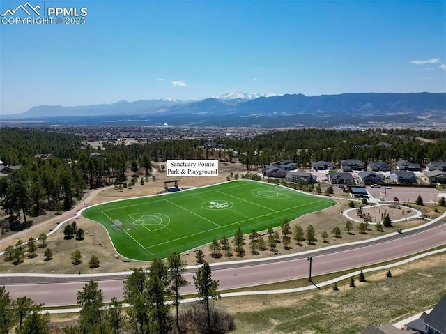 16231 Thunder Cat Way, Monument, CO 80132 - aerial view of mountains
