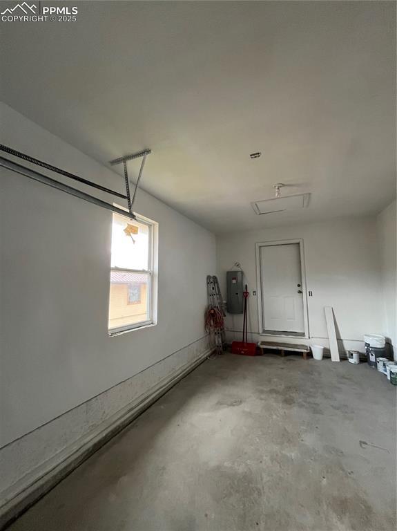 321 Aspen St, Cripple Creek, CO 80813 - garage with electric panel