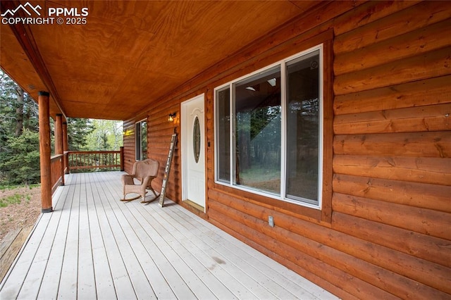 16 Echo Cir, Florissant, CO 80816 - view of porch
