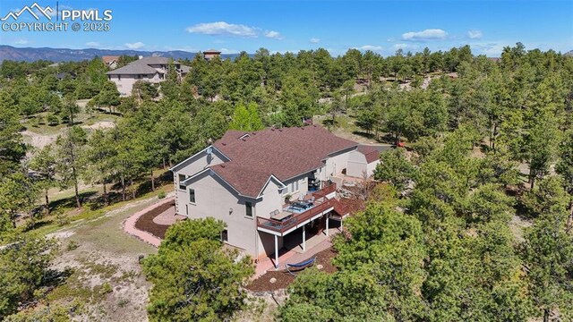 17575 Minglewood Trl, Monument, CO 80132 - aerial view of property and surrounding area