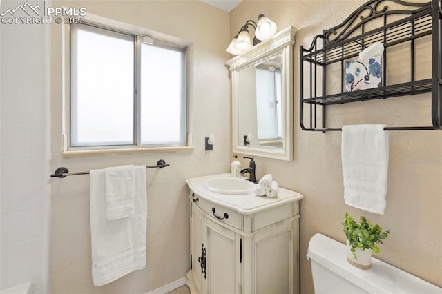 514 Dexter St, Colorado Springs, CO 80911 - bathroom with toilet and vanity