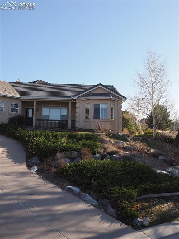 15295 Bovary Ct, Colorado Springs, CO 80921 - single story home featuring stucco siding
