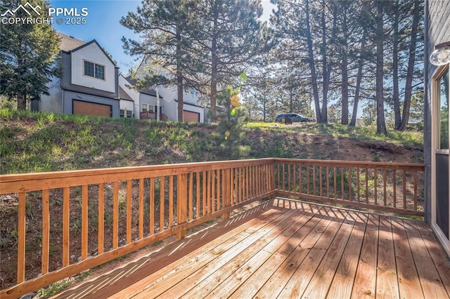 view of deck
