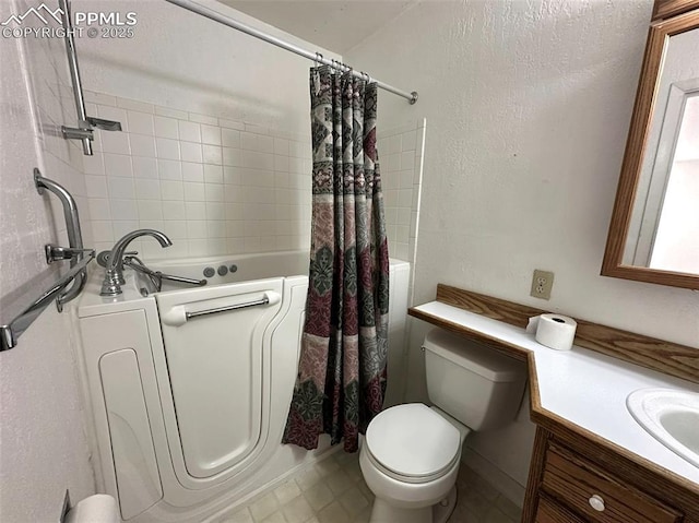 1769 Woodmoor Dr, Monument, CO 80132 - full bath with vanity, toilet, and shower / tub combo