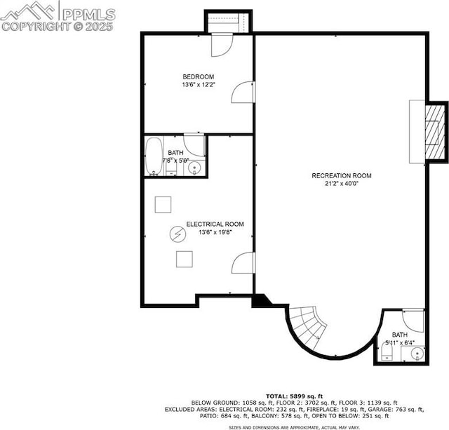 3285 El Pomar Rd, Colorado Springs, CO 80906 - room layout