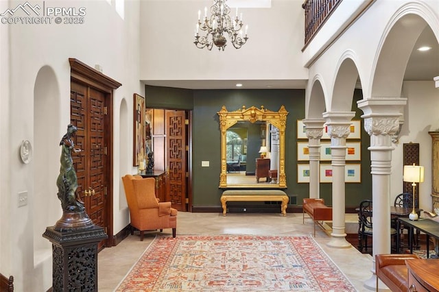 3285 El Pomar Rd, Colorado Springs, CO 80906 - common area featuring a towering ceiling