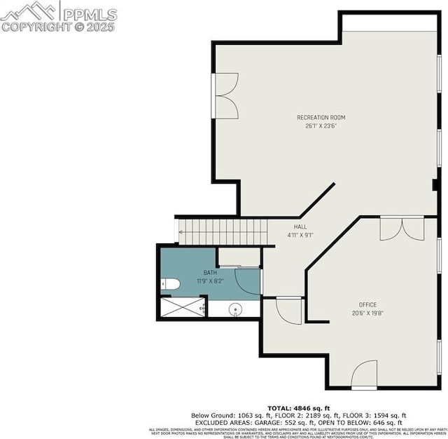 1828 Aquamarine Ct, Castle Rock, CO 80108 - property floor plan