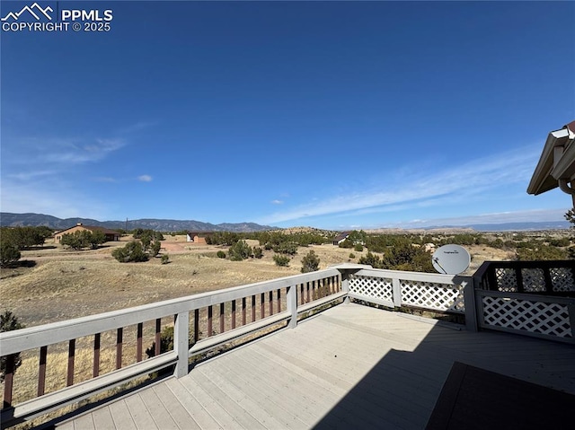 110 Yucca Ave, Florence, CO 81226 - deck with a mountain view