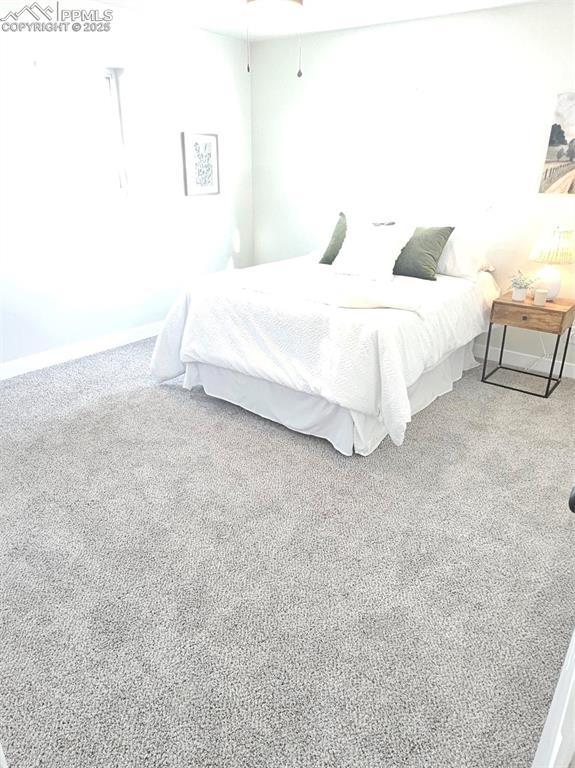 910 Dunston St, Colorado Springs, CO 80907 - bedroom featuring baseboards and carpet floors