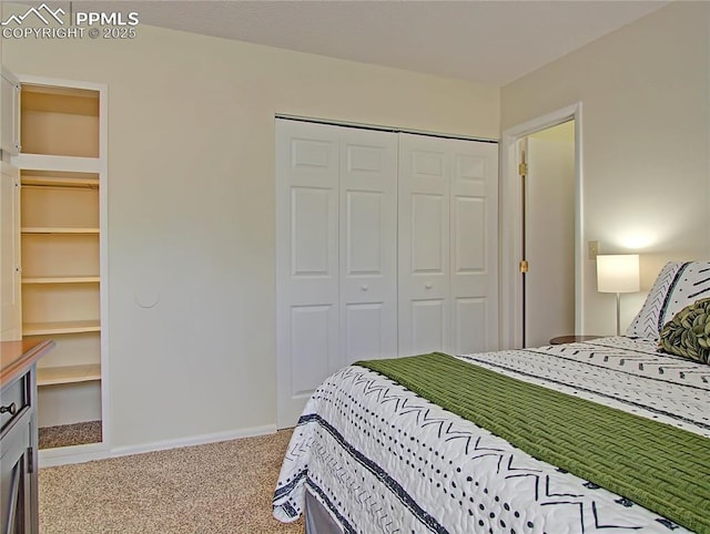 3425 Rebecca Ln Unit H, Colorado Springs, CO 80917 - carpeted bedroom with a closet and baseboards