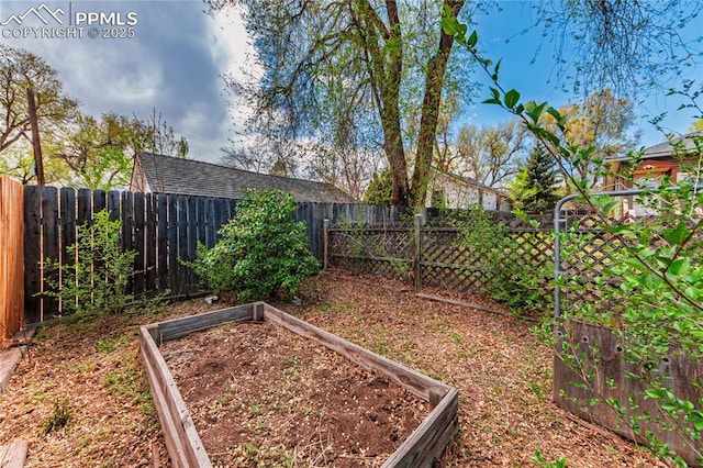 427 N Walnut St, Colorado Springs, CO 80907 - fenced backyard with a garden